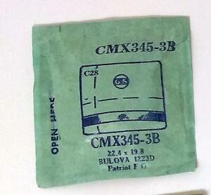 【送料無料】腕時計　ブローバパトリオットヴィンテージクリスタルvintage nos gs crystal cmx3453b for bulova 1223d patriot f g 224 x 198 mm(2)