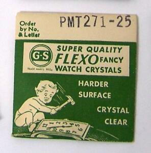 【送料無料】腕時計 ヴィンテージクリスタルnos gs pmt27125 replacement crystals for vintage wristwatches 【送料無料】腕時計 ヴィンテージクリスタルnos gs pmt27125 replacement crystals for vintage wristwatches
