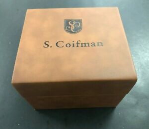 腕時計, 男女兼用腕時計  authentic s coifman retail designer watch box with insert