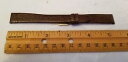 【送料無料】腕時計 ハドリーローマトカゲブラウンストラップhadleyroma genuine lizard brown watch strap 14mm m(2)
