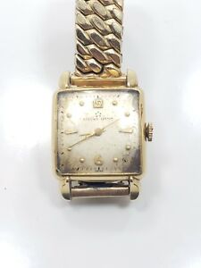【送料無料】腕時計 ヴィンテージアンティークイエローゴールドフィルドエテルナマティックメンズvintage antique 14k yellow gold filled eterna matic mens wrist watch