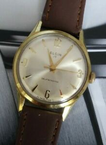 【送料無料】腕時計　メンズエルギンセルフワインド1960s mens elgin 17 selfwinding automatic wrist watch