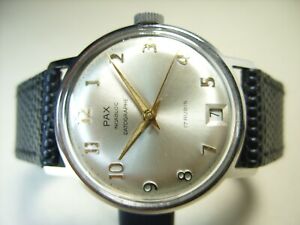 【送料無料】腕時計 モントルヴィンテージエンアシエフランスメカニックpax montre vintage en acier fab france mecanique dateur vers 1970 revisee tbe 【送料無料】腕時計 モントルヴィンテージエンアシエフランスメカニックpax montre vintage en acier fab france mecanique dateur vers 1970 revisee tbe