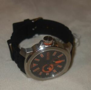 【送料無料】腕時計　ヒューゴボスステンレススチールシリコーンゴムhugo boss men watch 50mm stainless steel silicone rubber