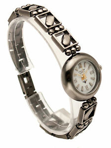 【送料無料】腕時計　ファルコンステンレスアンティークブロンズメタルブレスレットアナログウォッチfalconwomens stainless steel antique bronze metal bracelet analog watch