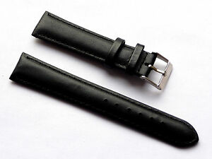【送料無料】腕時計　クオリティラグブラックレザーストラップ