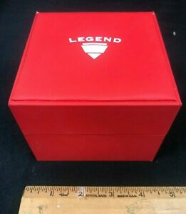 【送料無料】腕時計　レッドレジェンドデザイナーリテールウォッチボックスケースベルベットライニングauthentic red legend designer retail watch box amp; case wvelvet lining k