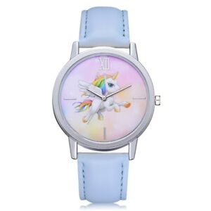 【送料無料】腕時計　ファッションユニコーンフライングガールズマルチカラー
