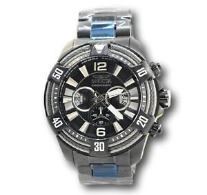 【送料無料】腕時計　インビクタボルトボルテックストライケーブルメンズブラックステンレスクロノグラフウォッチ