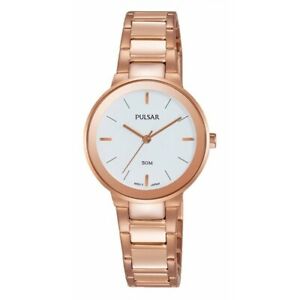 【送料無料】腕時計　パルサーレディースローズゴールドメッキウォッチpulsar ladies rose gold plated watch ph8290x1pnp
