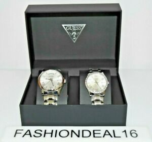 【送料無料】腕時計 セットステンレス guess authentic set stainless steel his amp; hers w0925p2 watches