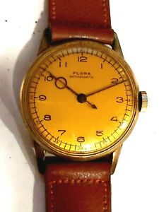 【送料無料】腕時計 アンティークヴィンテージフローラスイスロールゴールドメンズランニングantique vintage flora swiss rolled gold mens wrist watch running w431 【送料無料】腕時計 アンティークヴィンテージフローラスイスロールゴールドメンズランニングantique vintage flora swiss rolled gold mens wrist watch running w431
