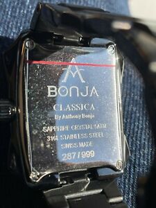 【送料無料】腕時計　アンソニーボンジャオリジナルラグジュアリーメンズクラシカanthony bonja original luxury wristwatch mens classica 287999 nib