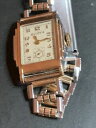 【送料無料】腕時計 ヴィンテージメンズデコブローバツートーンヒンジドケースサービスランニングvintage mens deco bulova 15j 10an ...