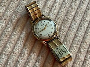 【送料無料】腕時計　ベンラスゴールドメンズジュエリーold vtg benrus 10k gold filled mens wristwatch watch automatic jewelry