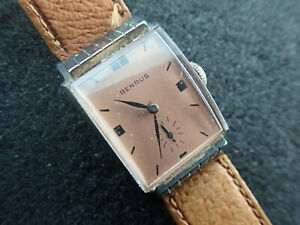 ̵ӻסơ󥺥٥饹ǥvintage mens 21mm x 315mm benrus wrist watch cal model ax keeping time