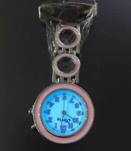 【送料無料】腕時計　レディースオリビアコレクションフォブウォッチバックライトピンクライト