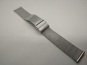 【送料無料】腕時計 シルバーステンレススチールミラネーゼメッシュブレスレットウォッチストラップ 20mm silver stainless steel milanese mesh bracelet watch strap a4 【送料無料】腕時計 シルバーステンレススチールミラネーゼメッシュブレスレットウォッチストラップ 20mm silver stainless steel milanese mesh bracelet watch strap a4