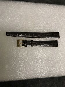 【送料無料】腕時計 ヴィンテージブローバレディースレザーストラップダークブラウンvintage bulova ladies leather strap 12 mm dark brown nos