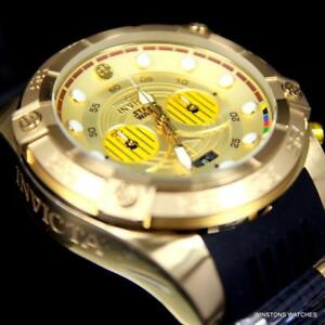 【送料無料】腕時計　インビクタスターウォーズクロノグラフゴールドメッキウォッチinvicta star wars c3po chronograph gold plated limited edition 52mm watch