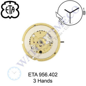 genuine eta 956402 watch movement swiss 3 handsムーブメントスイス※注意※NYからの配送になりますので2週間前後お時間をいただきます。人気の商品は在庫が無い場合がございます。ご了承くださいませ。サイズの種類の商品は購入時の備考欄にご希望のサイズをご記載ください。　携帯メールでの登録ですと楽天からのメールが届かない場合がございます。