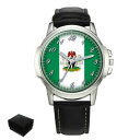 【送料無料】腕時計 ナイジェリアナイジェリアフラグメンズnigeria nigerian flag mens wrist watch best gift engraving