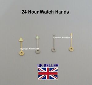 【送料無料】腕時計　ハンドゴールドシルバールメオプションミリメートルミリメートルサイズ24 hour watch hand gold silver lume options 16mm 12mm sizes