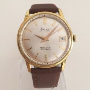 【送料無料】腕時計 オロロギウォッチヴィンテージイータorologio watch accurist vintage president automatic eta 2452