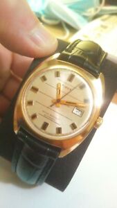 【送料無料】腕時計　タイムスデイオートマチックゴールドフィリードtimex day automatico gold fillied