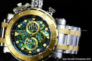 【送料無料】腕時計 インビクタメンズツートーンアワビクロノグラフブレスレットウォッチinvicta mens 52mm coalition forces two tone abalone chronograph bracelet watch