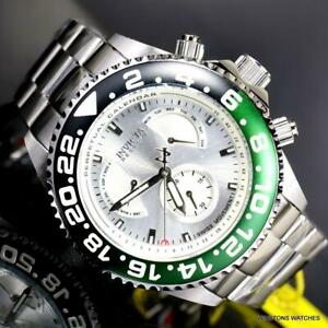 【送料無料】腕時計　インビクタリザーブグランドダイバーマスターカレンダーシルバートーンスチールウォッチinvicta reserve grand diver master calendar silver tone steel 47mm watch