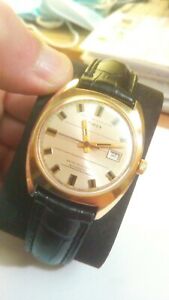 【送料無料】腕時計　タイムスデイオートマチックゴールドフィリードtimex day automatico gold fillied