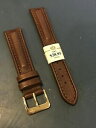 【送料無料】腕時計 キングスブラウンレザーウォッチストラップkings 18mm brown waterproof leather watch strap