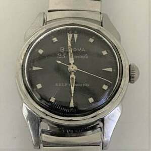 ̵ӻסơ֥Хեɥåstunning vintage 1957 bulova 23 jewels self wind watch