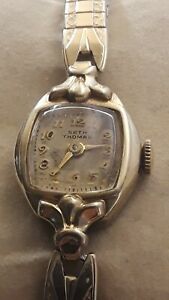 【送料無料】腕時計　ヴィンテージセストーマスvintage watch lady seth thomas working