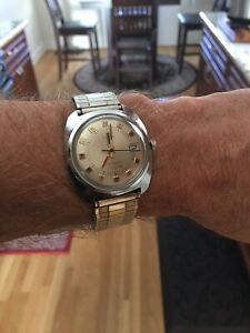 【送料無料】腕時計　ヴィンテージタイムスタイムゾーンァーvintage 1974 timex time zone gmt runs great make an er