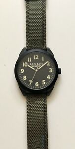 ベンラス 【送料無料】腕時計　ユニークメンズミリタリーウォッチベンラスrare,unique mens military watch benrus infantry br024b