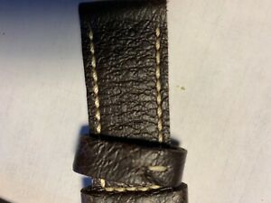 【送料無料】腕時計　パネライストラップヴィンテージブラウンauthentic panerai strap 44mm vintage brown