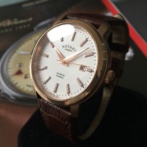 【送料無料】腕時計　メンズロータリーウォッチスケルトンゴールドスチールレザーmens rotary watch gs0281102 skeleton automatic gold steel br leather genuine