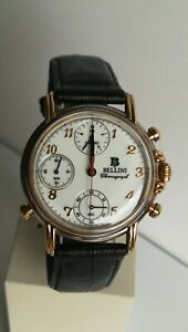 【送料無料】腕時計　ベッリーニクロノグラフアルクアルツォコンシントゥリーノネロインペッレbellini chronograph al quarzo? con cinturino nero in pelle