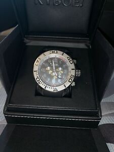 【送料無料】腕時計 パワークォーツステンレススチールミリメートルケースカップル kyboe power quartz stainless steel watch 55 mm case, worn couple times