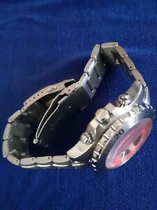 【送料無料】腕時計　メンズレアフロリダキーズタイムウォッチデジタルアナログチタンケースブレスレットmens rare florida keys time watch digitalanalog titanium case amp; bracelet