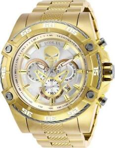【送料無料】腕時計 インビクタマーベルパニッシャーメンズゴールドクロノグラフウォッチinvicta marvel punisher limited edition 26864 mens gold 52 mm chronograph watch