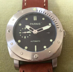 【送料無料】腕時計　オロロジオオートマチックパルニスエジツィオーネスペシャルミリメートルorologio automatico parnis edizione speciale 47 mm(2)