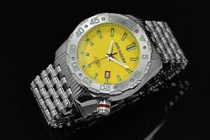 【送料無料】腕時計 アラゴンアラゴンミリメートルaragon a082yel aragon sea charger automatic 44mm 【送料無料】腕時計 アラゴンアラゴンミリメートルaragon a082yel aragon sea charger automatic 44mm