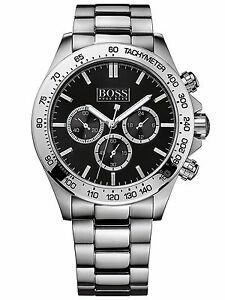 【送料無料】腕時計 ヒューゴボスステンレスクロノグラフウォッチ hugo boss 1512965 mens stainless steel chronograph watch 2 years warranty