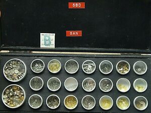 【送料無料】腕時計　ヴィンテージブローバギアhuge lot of vintage wrist watch parts bulova 5an 5bd gears heels stems pallet