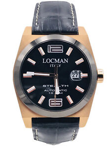 腕時計　オロロギロロトマンステルスオートマチックペレスコンタティシモヌオーヴォorologio locman stealth automatico 205kplkpe565 42mm pelle scontatissimo nuovo