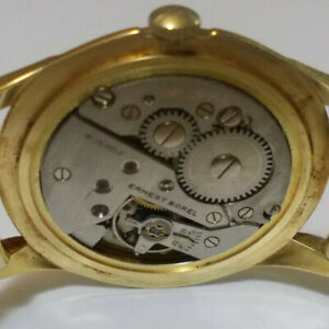 【送料無料】腕時計　アーネストボレルヌーシャテルスイスメッキヴィンテージernest borel neuchatel works great mens swiss gold plated vintage watch 15 j