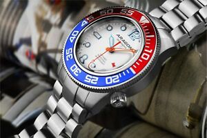 【送料無料】腕時計 アラゴンダイブマスターaragon a336wht divemaster 3 automatic 50mm 【送料無料】腕時計 アラゴンダイブマスターaragon a336wht divemaster 3 automatic 50mm
